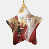 Elegant Santa Collectie. Keramisch Ornament (Links)