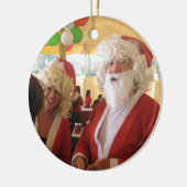 Elegant Santa Collectie. Keramisch Ornament (Links)