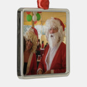 Elegant Santa Collectie. Metalen Ornament (Rechts)