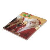 Elegant Santa Collectie. Tegeltje (Zijkant)