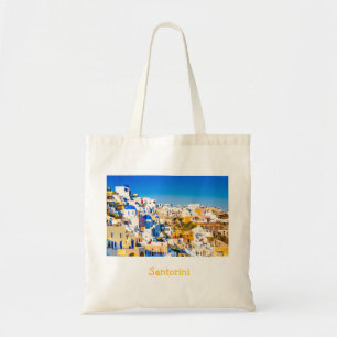 Elegant Santorini Griekenland Schilderachtig Tote Bag