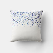 Elegant Sapphire Stippen | Weddenschap | Personali Kussen (Achterkant)