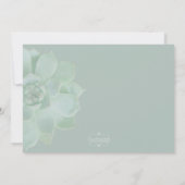 Elegant sappig galadiner kaart (Achterkant)