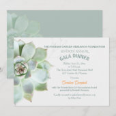 Elegant sappig galadiner kaart (Voorkant / Achterkant)