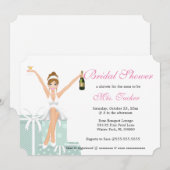 Elegant Sassy Bride om Vrijgezellenfeest te worden Kaart (Voorkant / Achterkant)