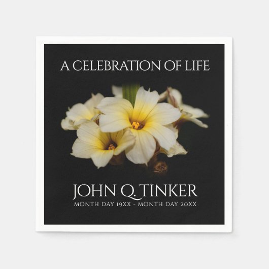 Elegant Satin Flowers op Black Servet (Voorkant)