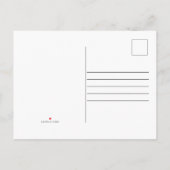 Elegant Save the Date 3 Fotocollage Rood Chic Aankondigingskaart (Achterkant)