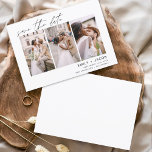 Elegant Save the Date 3 Photo Invitations<br><div class="desc">Moderne en elegante Horizontale Drie (3) Foto sparen de Magnet van de Weddenschap van de Datum met hand geschreven manuscripttypografie. Sparen de magneet van de datumuitnodiging omvat manuscripttypografie en chic en eenvoudig ontwerp dat u uw aangepast afbeelding van de de fotografie van het verloving kunt toevoegen aan.</div>