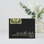Elegant Save the Date Briefkaart (Staand voorkant)