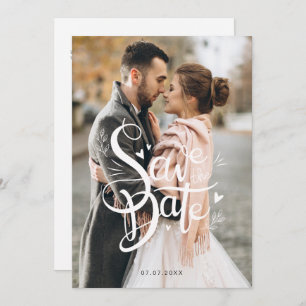 Elegant Save the Date bruiloft uitnodiging