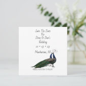 Elegant Save the Date Flat Holiday Kaart (Staand voorkant)
