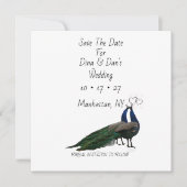 Elegant Save the Date Flat Holiday Kaart (Voorkant)