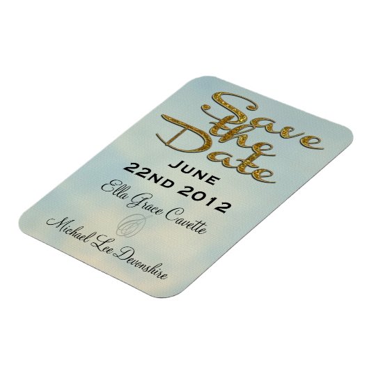 Elegant save the date II Magneet (Linkerzijde)