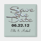 Elegant Save the date II Magnet (Voorkant)