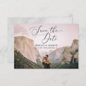 Elegant Save the Date Kaart - Save The Dates (Voorkant / Achterkant)