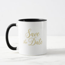 Elegant Save the Date Mok – Aangepaste bruiloft Ke