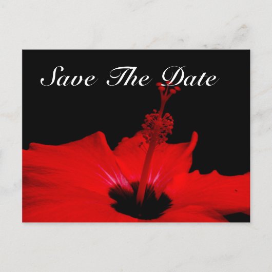 Elegant Save the Date Post Kaart (Voorkant)