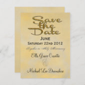 Elegant Save the Date Spring Wedding Reminder Aankondigingskaart (Voorkant / Achterkant)