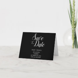 Elegant Save The Date Thank you Card Bedankkaart