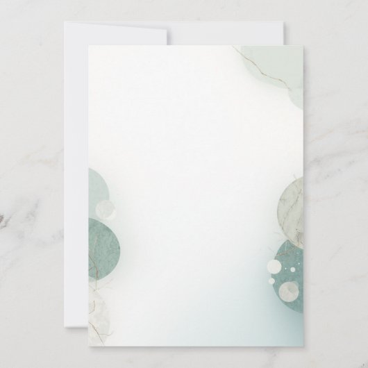 Elegant Save the Date Wedding Invitation (Achterkant)