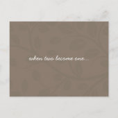 Elegant Save the Date Wedding Uitnodiging (Achterkant)