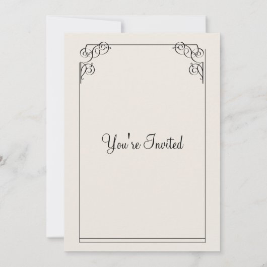 Elegant save the date wieden kaart (Achterkant)