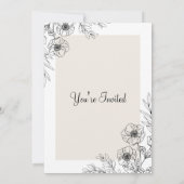 Elegant save the date wieden kaart (Achterkant)