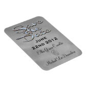 Elegant save the date winter magneet (Rechterzijde)