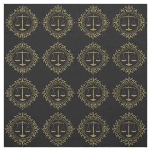 Elegant Scales of Justice | Advocaat Stof (Swatch)