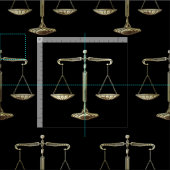 Elegant Scales of Justice | Advocaat Stof (Delen)