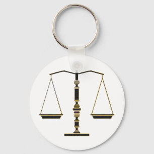 Elegant Scales of Justice   Wettelijke vennootscha Sleutelhanger