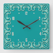 Elegant Scallop Lace Wall klok (Voorkant)