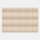 Elegant Scandi-kerstgoud & zwart Inpakpapier Vel (Voorkant 2)