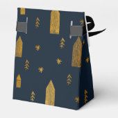 Elegant Scandinavian Kerstmis Bedankdoosjes (Achterkant)