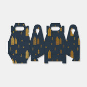 Elegant Scandinavian Kerstmis Bedankdoosjes (Uitgevouwen)