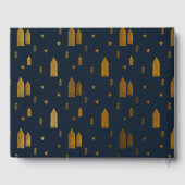 Elegant Scandinavian Kerstmis Gastenboek (Achterkant)