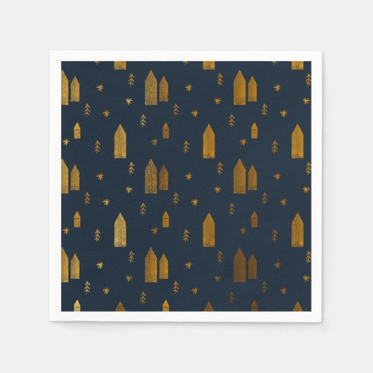 Elegant Scandinavian Kerstmis Servet (Voorkant)