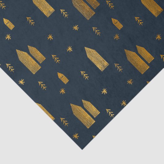 Elegant Scandinavian Kerstmis Tissuepapier (Detail)