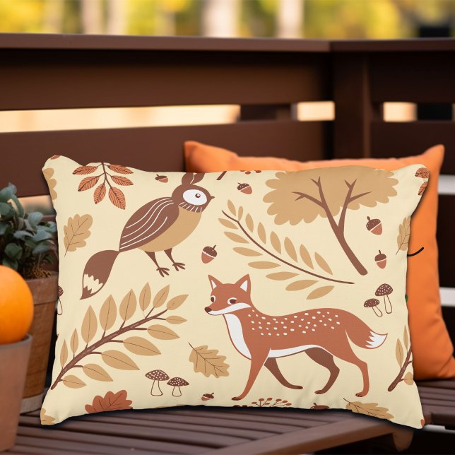 Elegant Scandinavisch Herfst patroon Accent Kussen (Creator heeft geüpload)