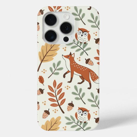 Elegant Scandinavisch Herfst patroon Case-Mate iPhone Case (Achterkant)