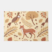 Elegant Scandinavisch Herfst patroon Deurmat (Voorkant)