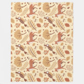 Elegant Scandinavisch Herfst patroon Fleece Deken (Voorkant)