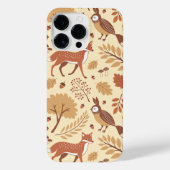Elegant Scandinavisch Herfst patroon iPhone Hoesje (Achterkant)