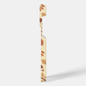 Elegant Scandinavisch Herfst patroon iPhone Hoesje (Linkerkant)