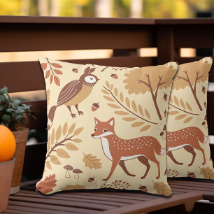 Elegant Scandinavisch Herfst patroon Kussen
