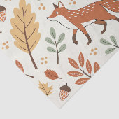 Elegant Scandinavisch Herfst patroon Tissuepapier (Detail)