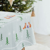 Elegant Scandinavisch kerstbos Tafelkleed