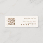 Elegant Scent Sample Fragrance Mini Tester Card Visitekaartje (Achterkant)