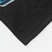 Elegant schaakbord koning schetsspel fleece deken (Hoek)