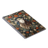 Elegant Schaap William Morris Floral Notitieboek (Rechterzijde)